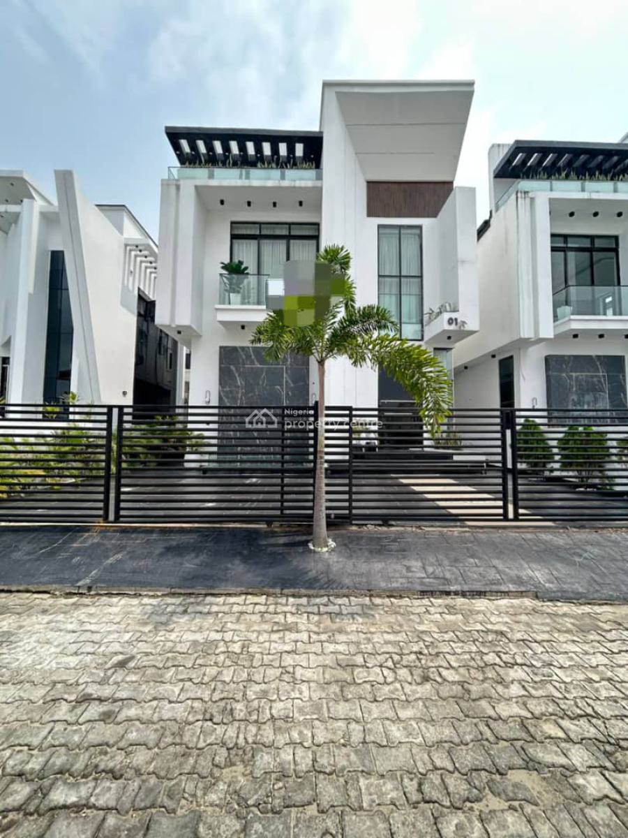 Fully Furnished 5bedroom Detached with Bq, Pool, Snooker,ps5, Wifi, Chevron, Lekki, Lagos, Detached Duplex for Rent