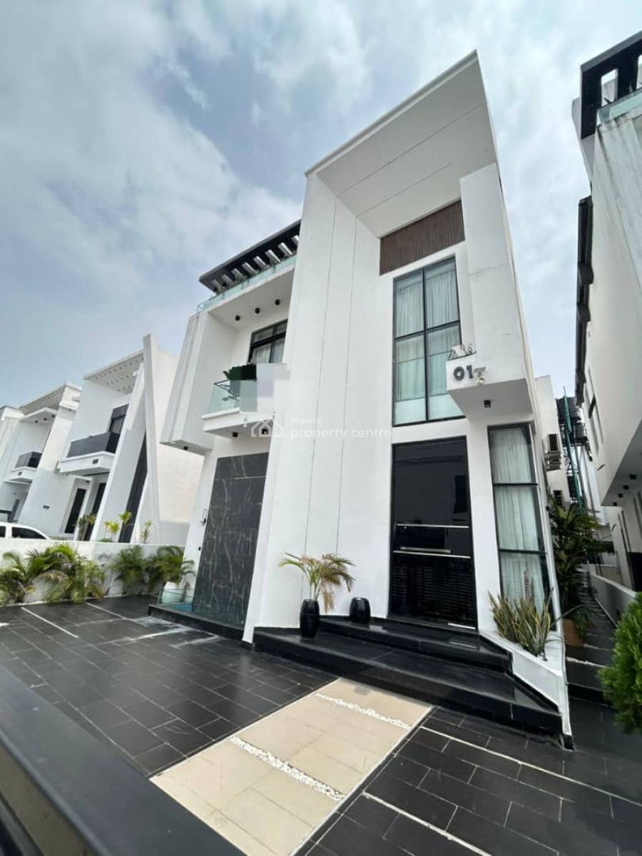 Fully Furnished 5bedroom Detached with Bq, Pool, Snooker,ps5, Wifi, Chevron, Lekki, Lagos, Detached Duplex for Rent