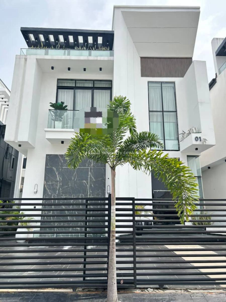 Fully Furnished 5bedroom Detached with Bq, Pool, Snooker,ps5, Wifi, Chevron, Lekki, Lagos, Detached Duplex for Rent