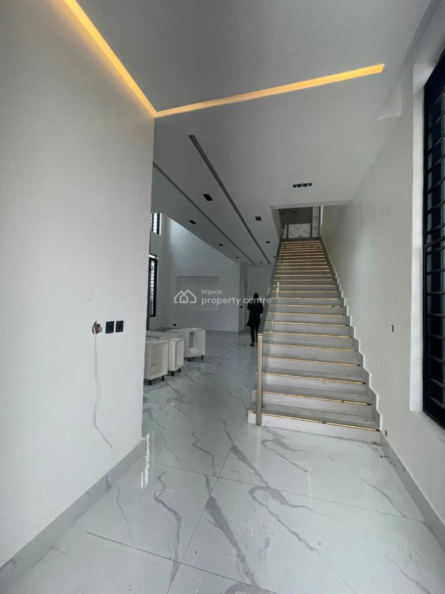 Gigantic 5 Bedroom Fully Detached Duplex with a Bq and a Pool, Chevron, Lekki, Lagos, House for Sale