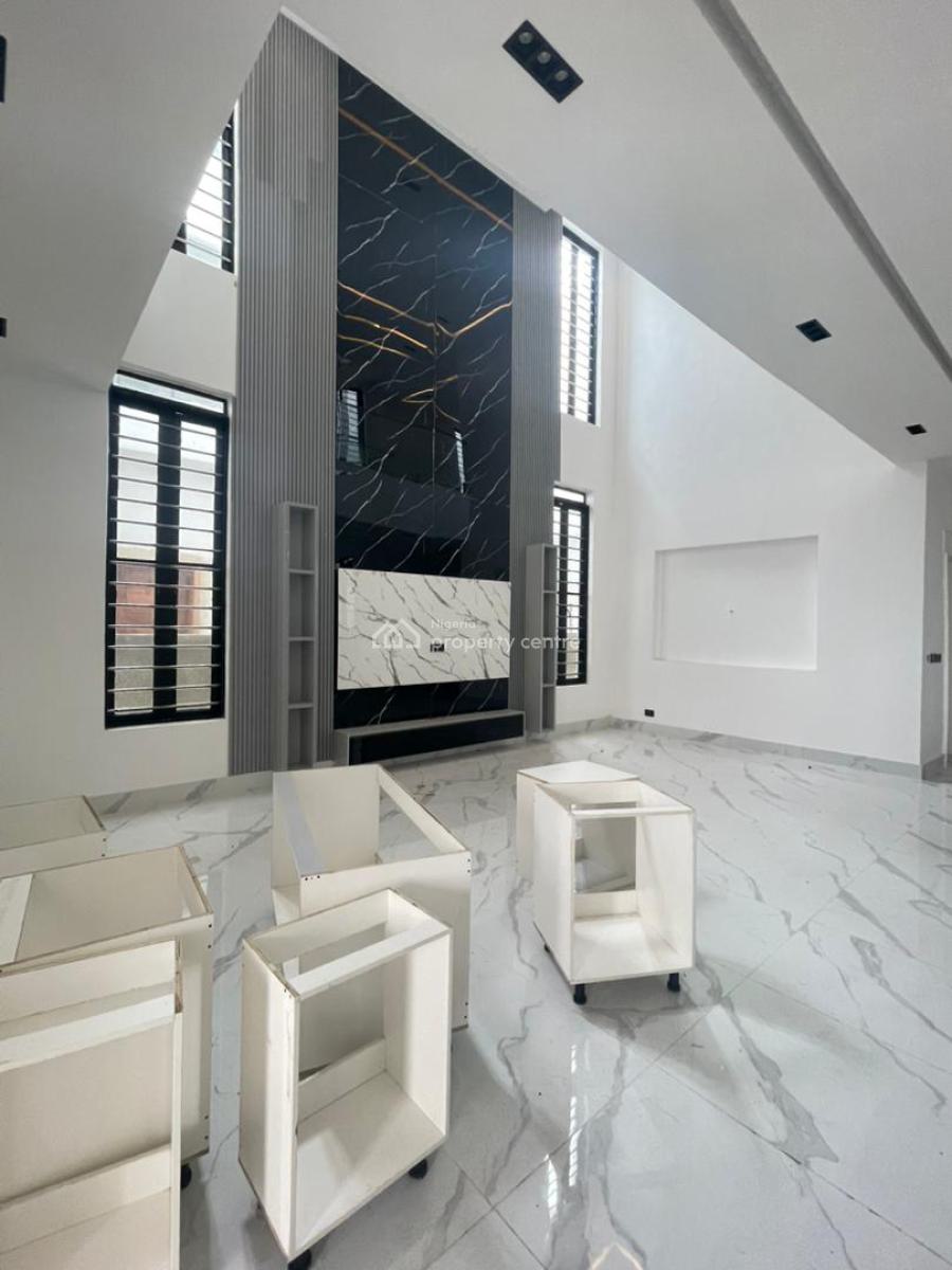 Gigantic 5 Bedroom Fully Detached Duplex with a Bq and a Pool, Chevron, Lekki, Lagos, House for Sale