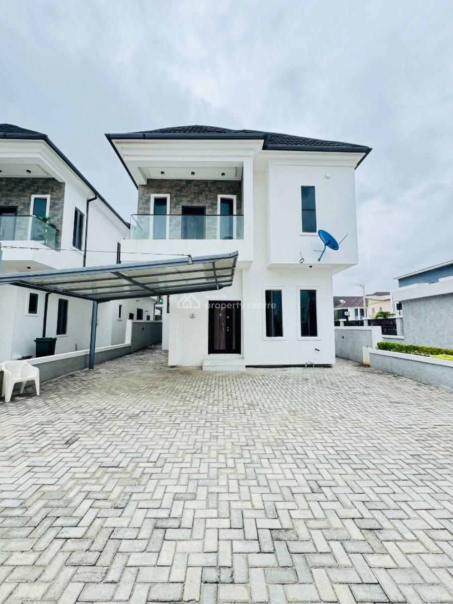 Well Finished 4bedrms Fully Detached Duplex with Bq 200m, Orchid Road, Lekki, Lagos, Detached Duplex for Sale