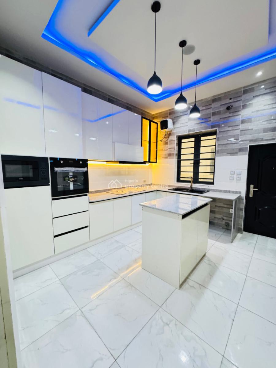 Well Finished 4bedrms Fully Detached Duplex with Bq 200m, Orchid Road, Lekki, Lagos, Detached Duplex for Sale