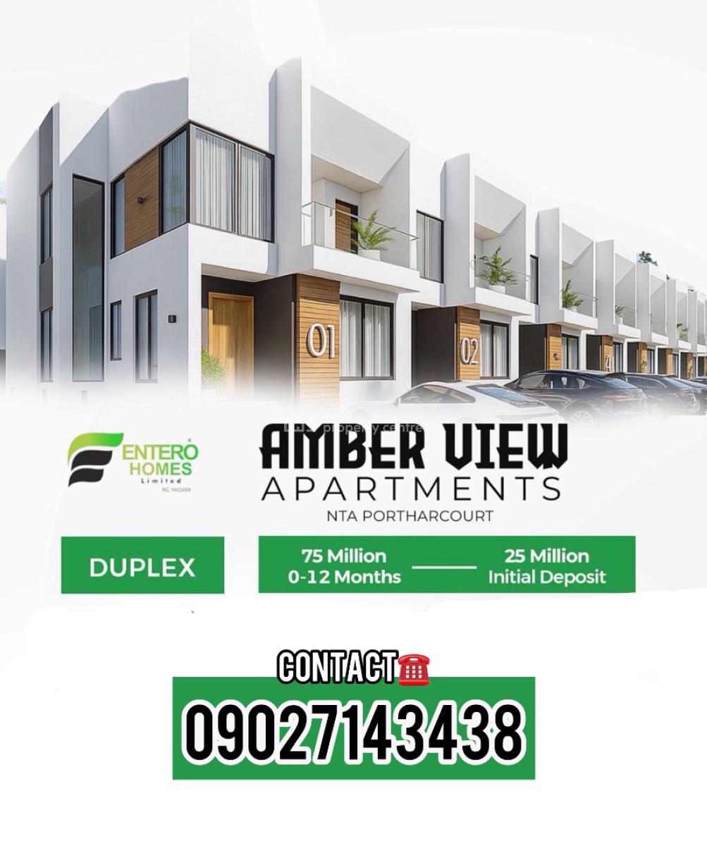 Luxury 4 Bedroom Duplex, Nta Road, Mgbuogba, Port Harcourt, Rivers, Semi-detached Duplex for Sale