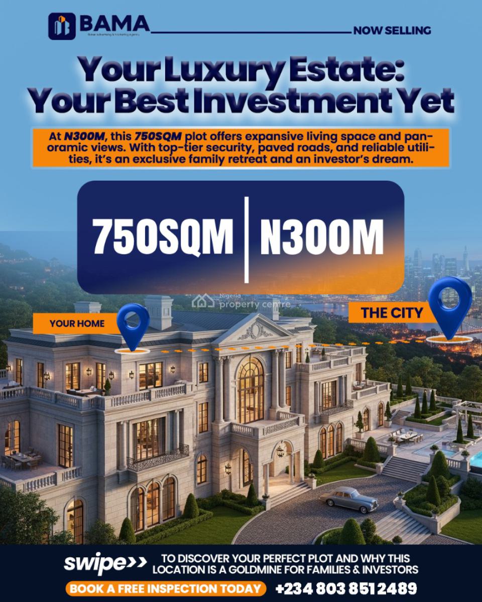 Buy & Build Land with C of O - 250sqm, 400 Sqm, 500sqm, Kapital Villas, Guzape District, Abuja, Mixed-use Land for Sale
