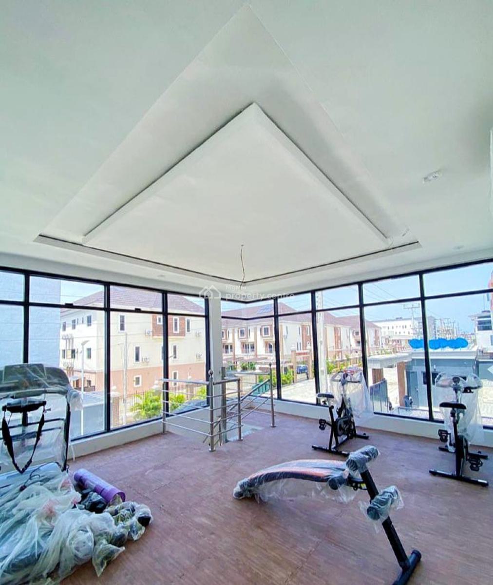 Brand 4 Bedroom Terrace House with a Bq in Service Estate., Ikate, Lekki, Lagos, Terraced Duplex for Rent