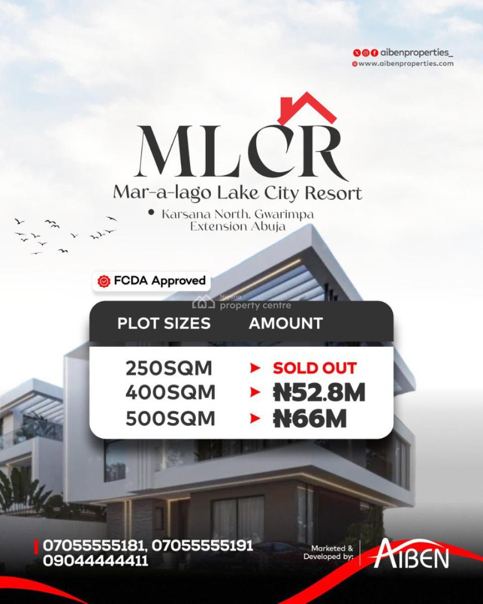 Buy Fcda-approved Plots in The Scenic District of Maralago Lake City, Maralago Lake City Resort, Karsana North, Karsana, Abuja, Mixed-use Land for Sale