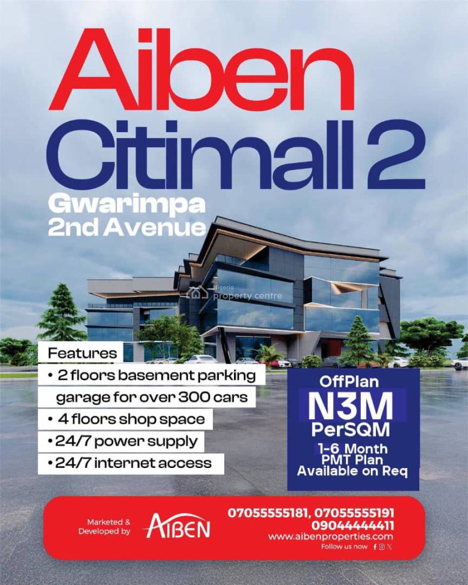 Buy Modern, Retail and 0ffice Spaces,  in The Heart of Gwarinpa Offpl, 2nd Avenue, Gwarinpa Estate, Gwarinpa, Abuja, Office Space for Sale