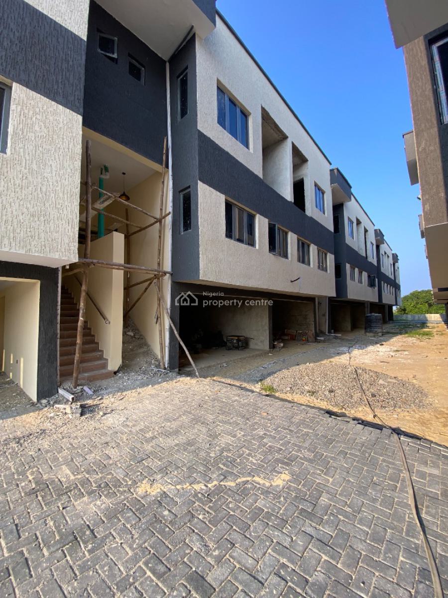 Newly Built 4bedroom Terrace Duplex Comes with Bq, Choice Estate Abijo Gra Ajah, Abijo, Lekki, Lagos, Terraced Duplex for Sale