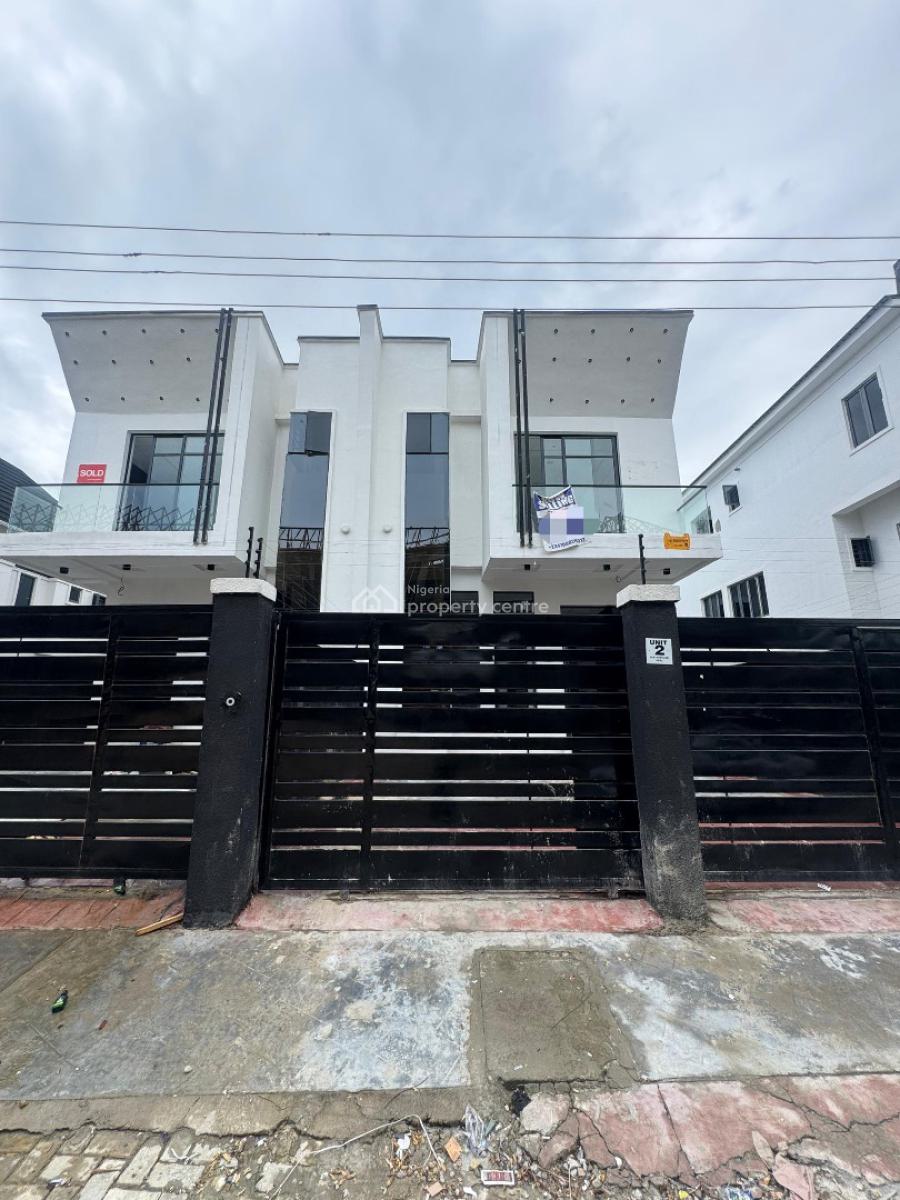 Most Affordable 4 Bedroom Semi Detached Duplex with Bq in Secure Estat, Ikota, Lekki, Lagos, Semi-detached Duplex for Sale