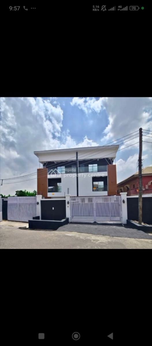 Exquisite Luxury 5bedroom Semi Detached Duplex with Bq at Adeniyi Jone, Gated Estate Adeniyi Jones Ikeja Lagos, Adeniyi Jones, Ikeja, Lagos, Semi-detached Duplex for Sale