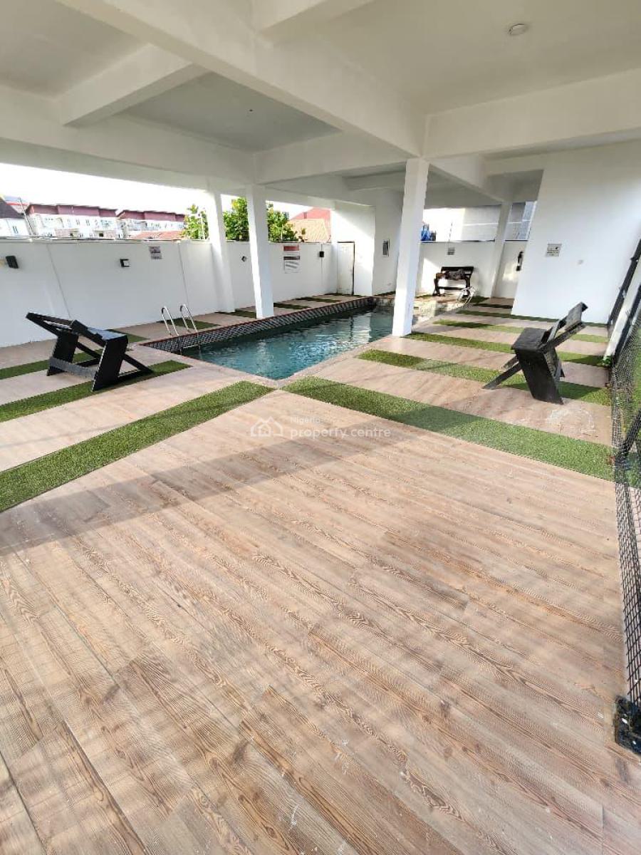 Partly Furnished 3 Bedroom Apartment with Bq, Osapa, Lekki, Lagos, Flat / Apartment for Rent