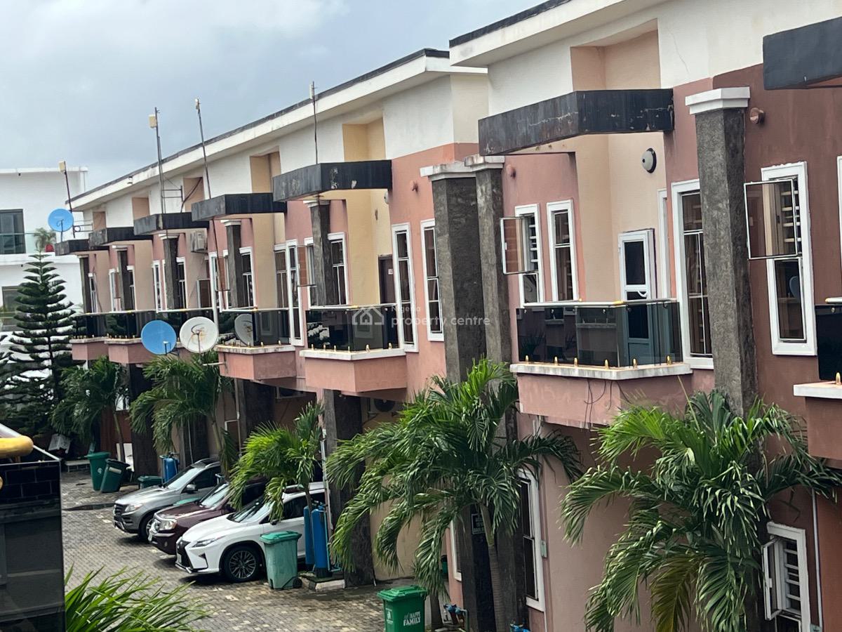 4bedroom Terrace Duplex with Bq, Chevron Alternative, Lekki, Lagos, Terraced Duplex for Rent