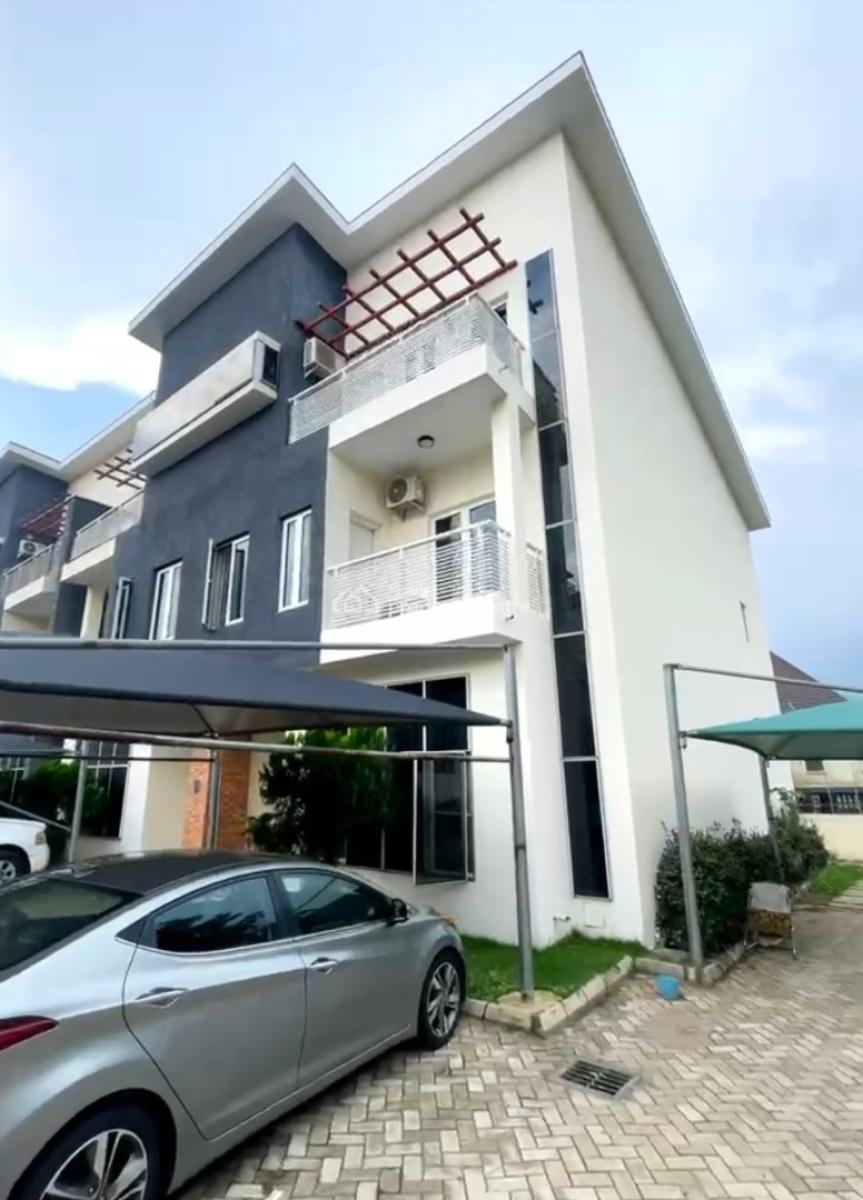 Luxury 4 Bedroom Terrace Duplex Corner Piece., Guzape Main, Guzape District, Abuja, House for Sale
