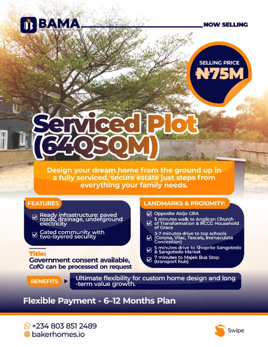 Buy Luxury Homes & Serviced Plots 2, 4, 5 Bedroom Semi Detached Duplex, Shalom Park Estate, Ajah, Lagos, Semi-detached Duplex for Sale