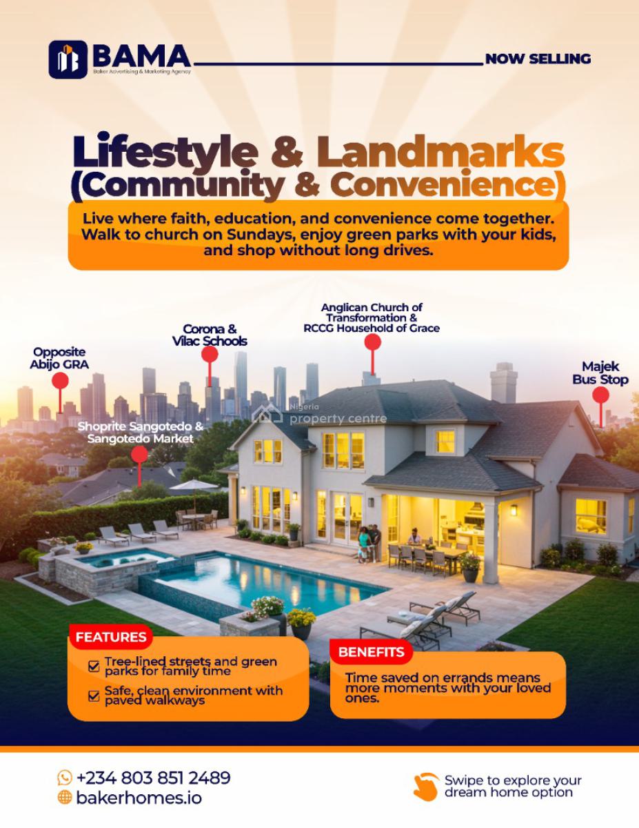 Buy Luxury Homes & Serviced Plots 2, 4, 5 Bedroom Semi Detached Duplex, Shalom Park Estate, Ajah, Lagos, Semi-detached Duplex for Sale