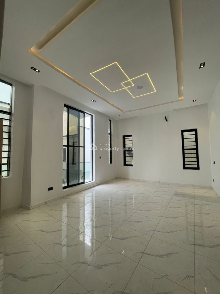 Exquisitely Carved 4 Bed Semi-detached Home with Bq, Sangotedo Back Sky Mall, Ajah, Lagos, Semi-detached Duplex for Sale