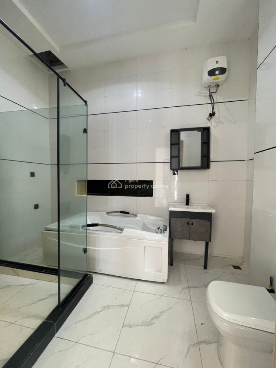 Exquisitely Carved 4 Bed Semi-detached Home with Bq, Sangotedo Back Sky Mall, Ajah, Lagos, Semi-detached Duplex for Sale
