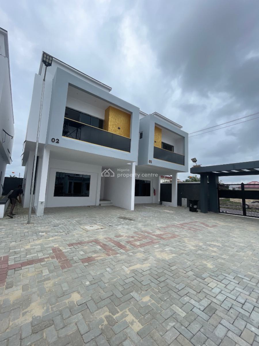 : Stylish 3-bedroom Semi Detached Duplex with Bq, Besides Crowns Estate, Sangotedo, Ajah, Lagos, Semi-detached Duplex for Sale