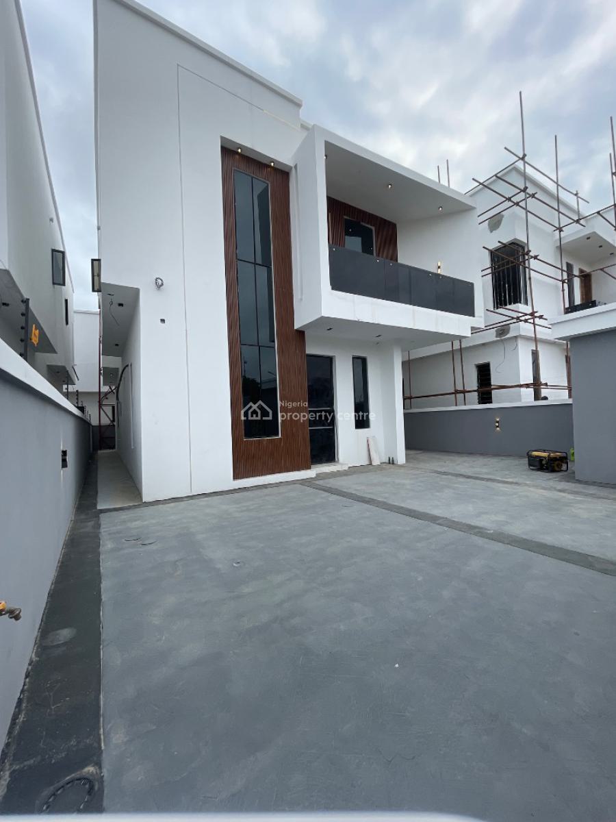 Exquisitely Carved 4 Bedroom Fully Detached-duplex Home with Bq️, Orchid Road Estate, Lekki, Lagos, Detached Duplex for Sale