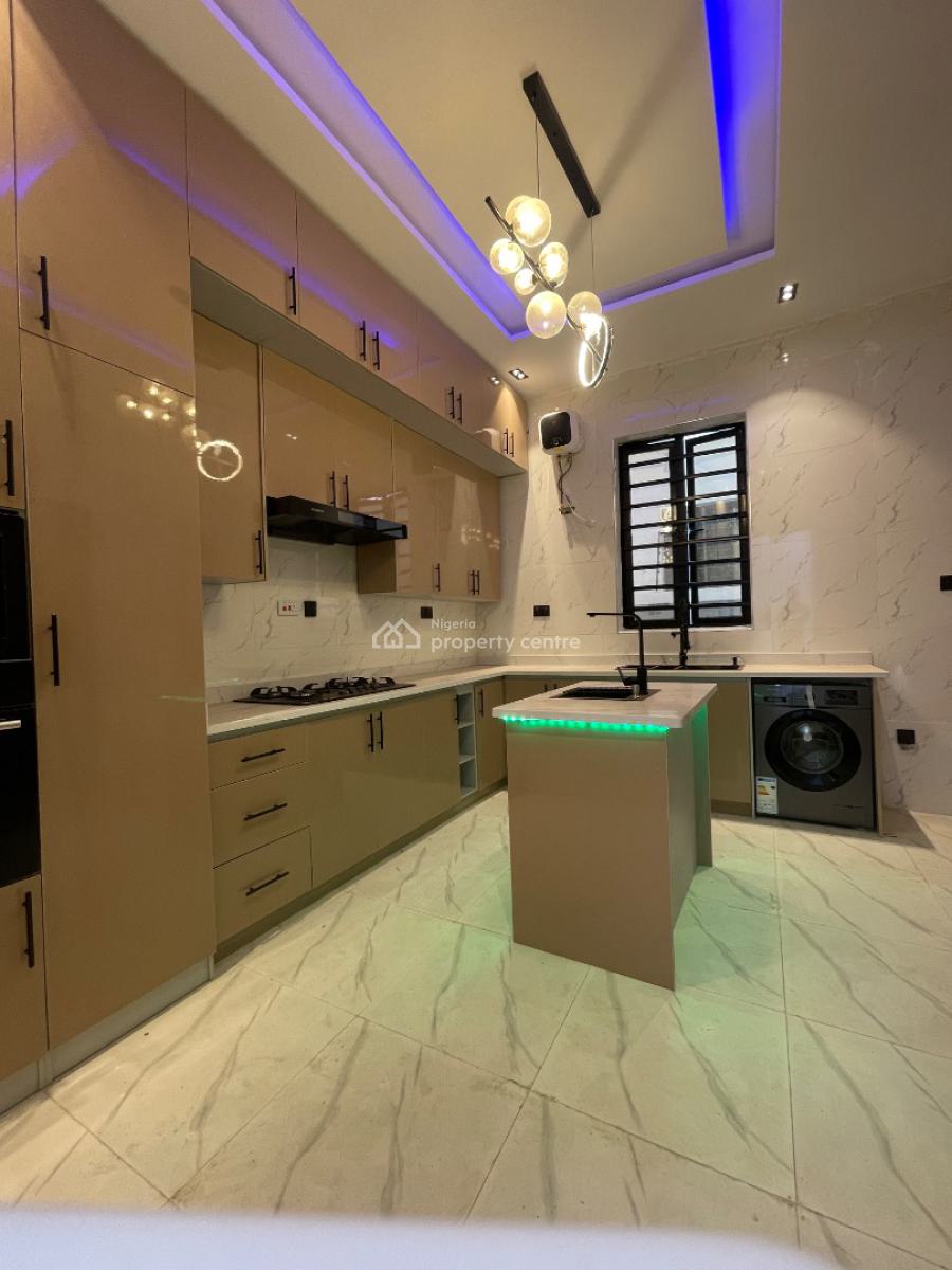 Exquisitely Carved 4 Bedroom Fully Detached-duplex Home with Bq️, Orchid Road Estate, Lekki, Lagos, Detached Duplex for Sale