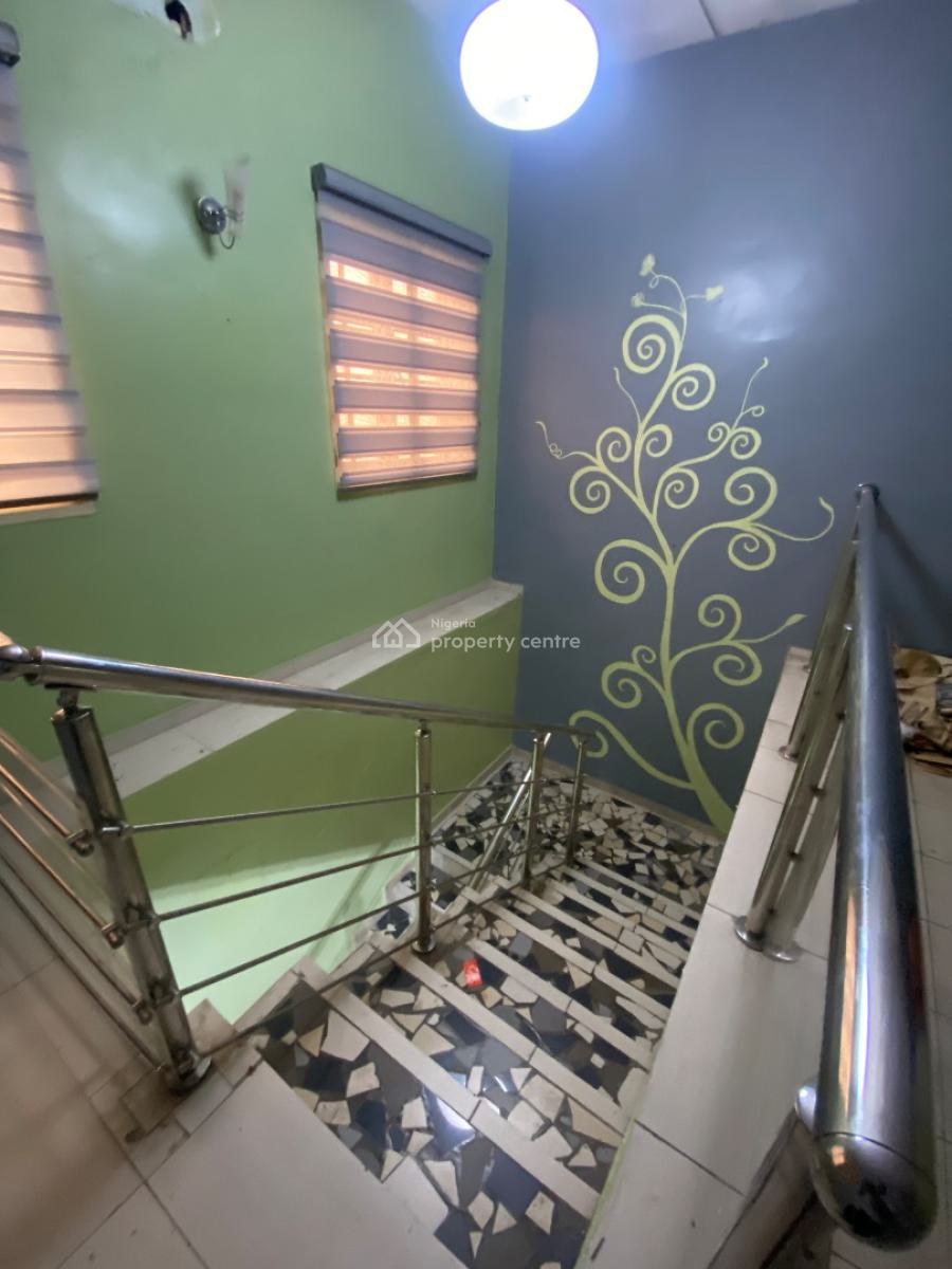 Very Lovely & Spacious 4 Bedroom Duplex with Bq, Off Adelabu Surulere Lagos, Adelabu, Surulere, Lagos, Semi-detached Duplex for Rent