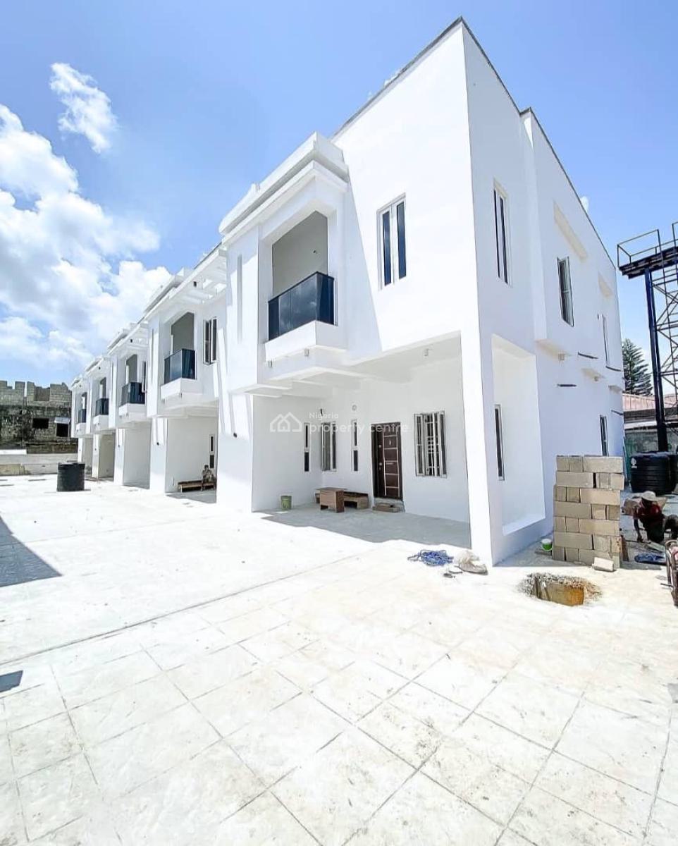 Spaciously Finished Brand New 4 Bedroom Terrace Duplex with a Bq and, Sangotedo, Ajah, Lagos, Terraced Duplex for Sale