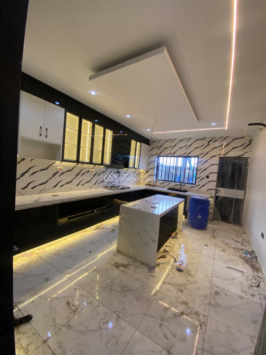 Newly Built Automated 4bedroom Duplex Comes with 24hrs Solar Light, Within Blenco Supermarket Before Shop Rite, Sangotedo, Ajah, Lagos, Detached Duplex for Sale