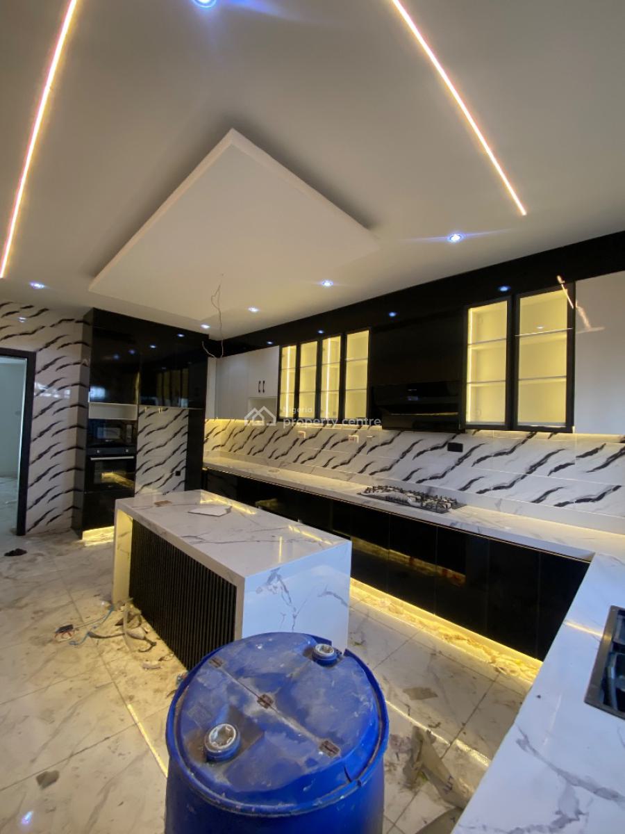 Newly Built Automated 4bedroom Duplex Comes with 24hrs Solar Light, Within Blenco Supermarket Before Shop Rite, Sangotedo, Ajah, Lagos, Detached Duplex for Sale