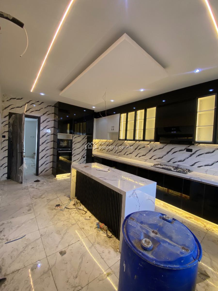 Newly Built Automated 4bedroom Duplex Comes with 24hrs Solar Light, Within Blenco Supermarket Before Shop Rite, Sangotedo, Ajah, Lagos, Detached Duplex for Sale
