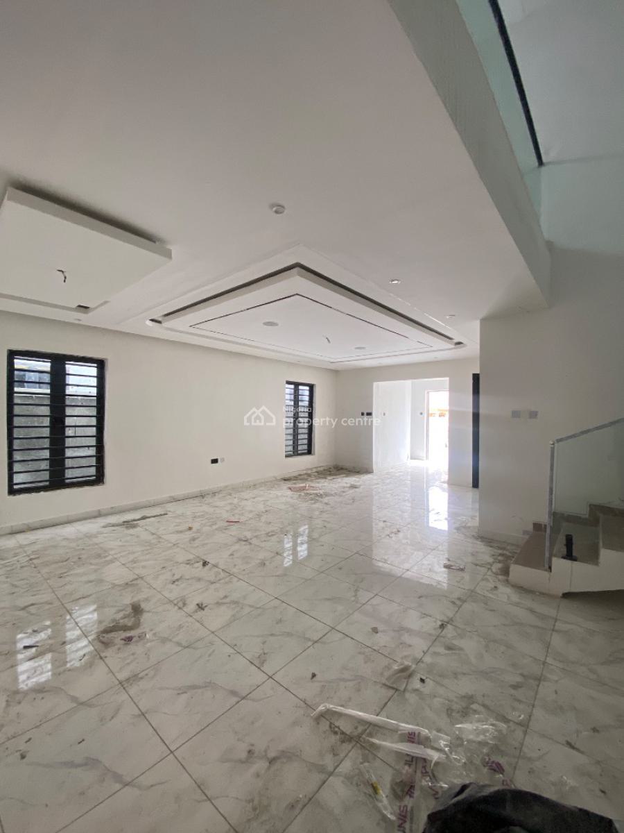 Newly Built Automated 4bedroom Duplex Comes with 24hrs Solar Light, Within Blenco Supermarket Before Shop Rite, Sangotedo, Ajah, Lagos, Detached Duplex for Sale