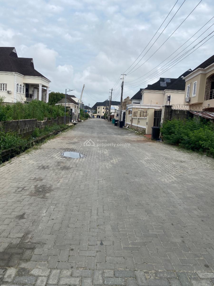 Newly Built Automated 4bedroom Duplex Comes with 24hrs Solar Light, Within Blenco Supermarket Before Shop Rite, Sangotedo, Ajah, Lagos, Detached Duplex for Sale