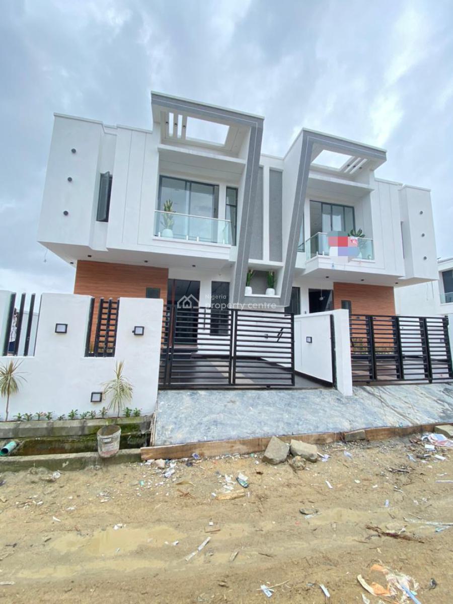 Stunning 4 Bedroom Semidetached Duplex with Bq, Ajah, Lagos, Semi-detached Duplex for Sale
