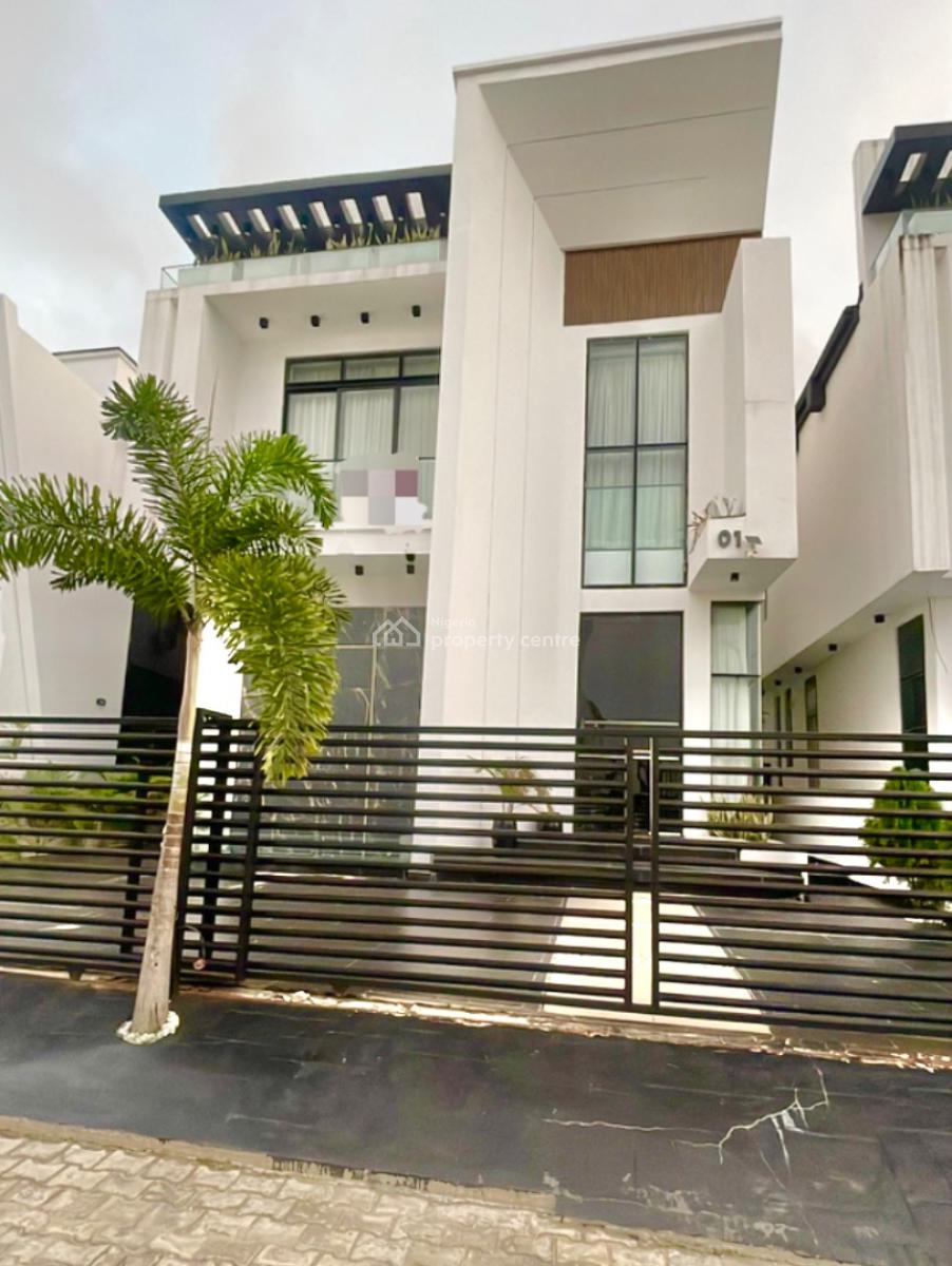 Luxury Magnificently Newly Built 5 Bedroom Fully Detached Home with Bq, Chevron, Lekki, Lagos, Detached Duplex for Rent