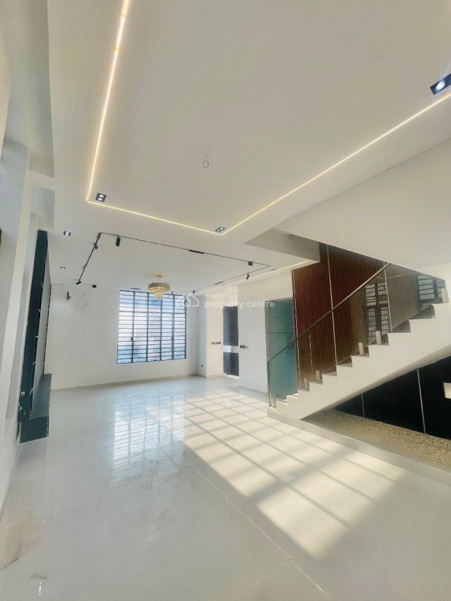 Luxury Magnificently Newly Built 5 Bedroom Fully Detached Home with Bq, Chevron, Lekki, Lagos, Detached Duplex for Rent