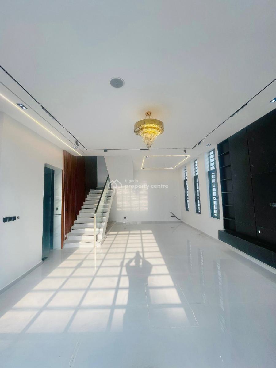 Luxury Magnificently Newly Built 5 Bedroom Fully Detached Home with Bq, Chevron, Lekki, Lagos, Detached Duplex for Rent