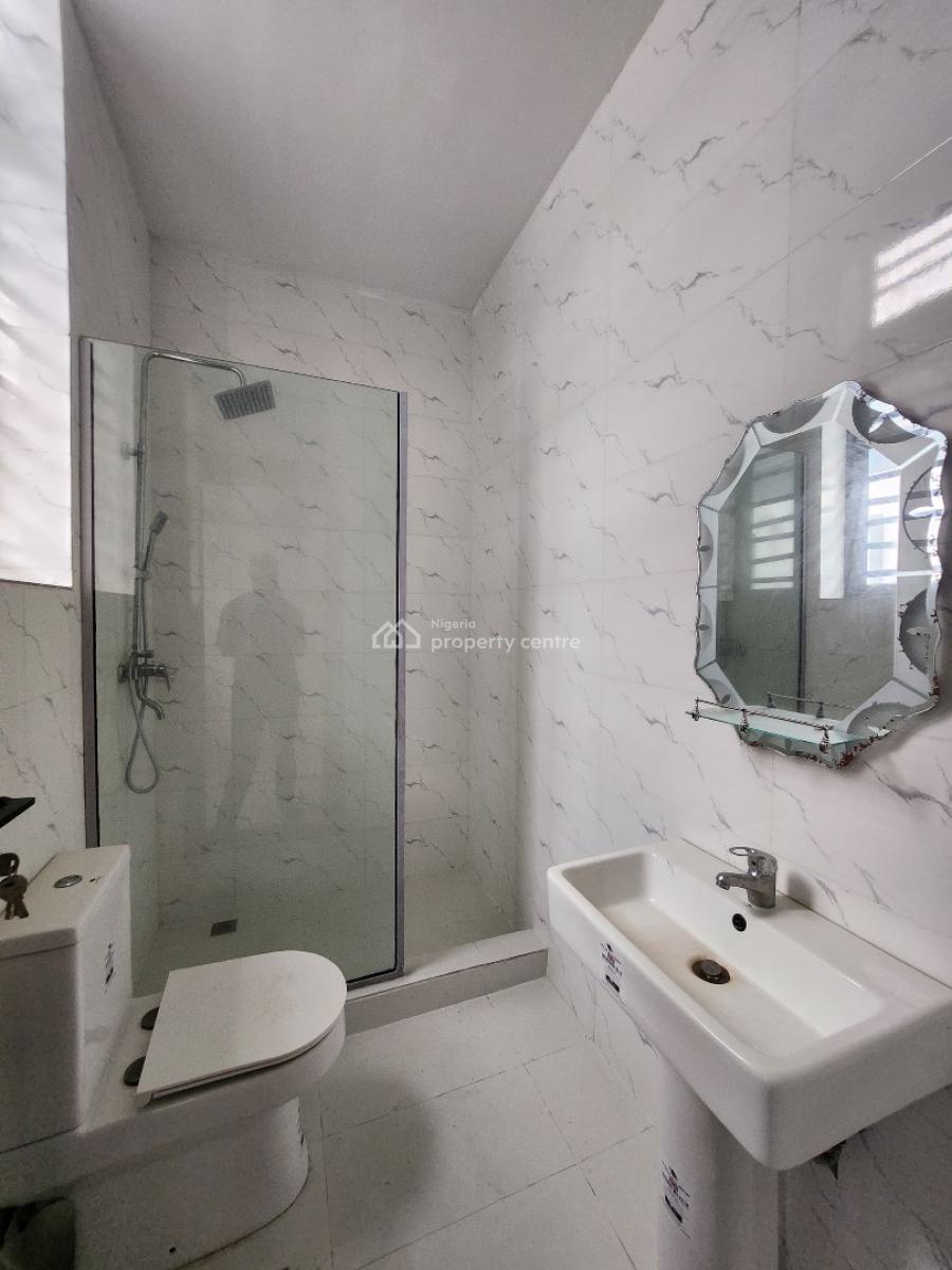 4-bedroom Semi-detached Duplex with Bq, Chevron, Lekki, Lagos, Semi-detached Duplex for Rent