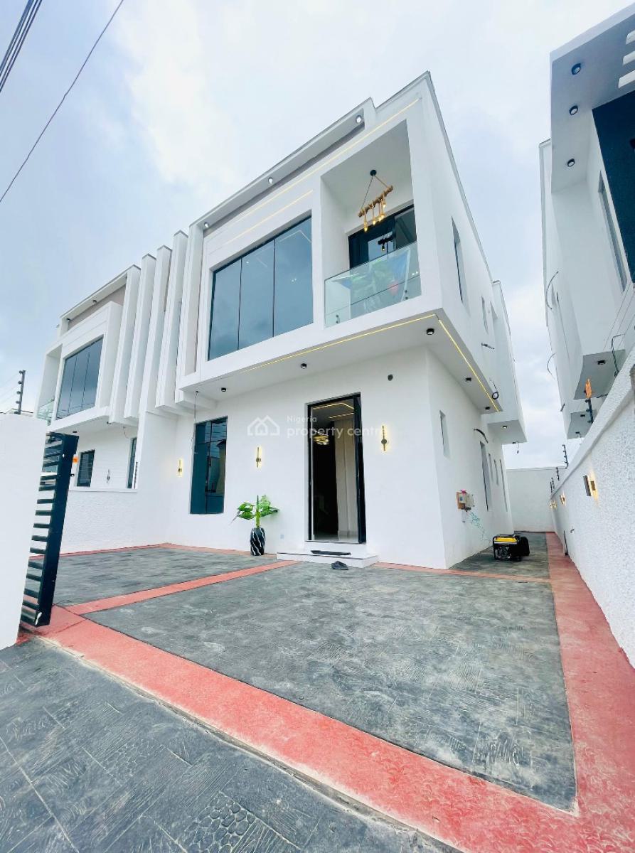 Exclusive 4 Bedroom Semi-detached Duplex with Led Light Finishing & Bq, Where Elegance Meets Modern Living., Ajah, Lagos, Semi-detached Duplex for Sale