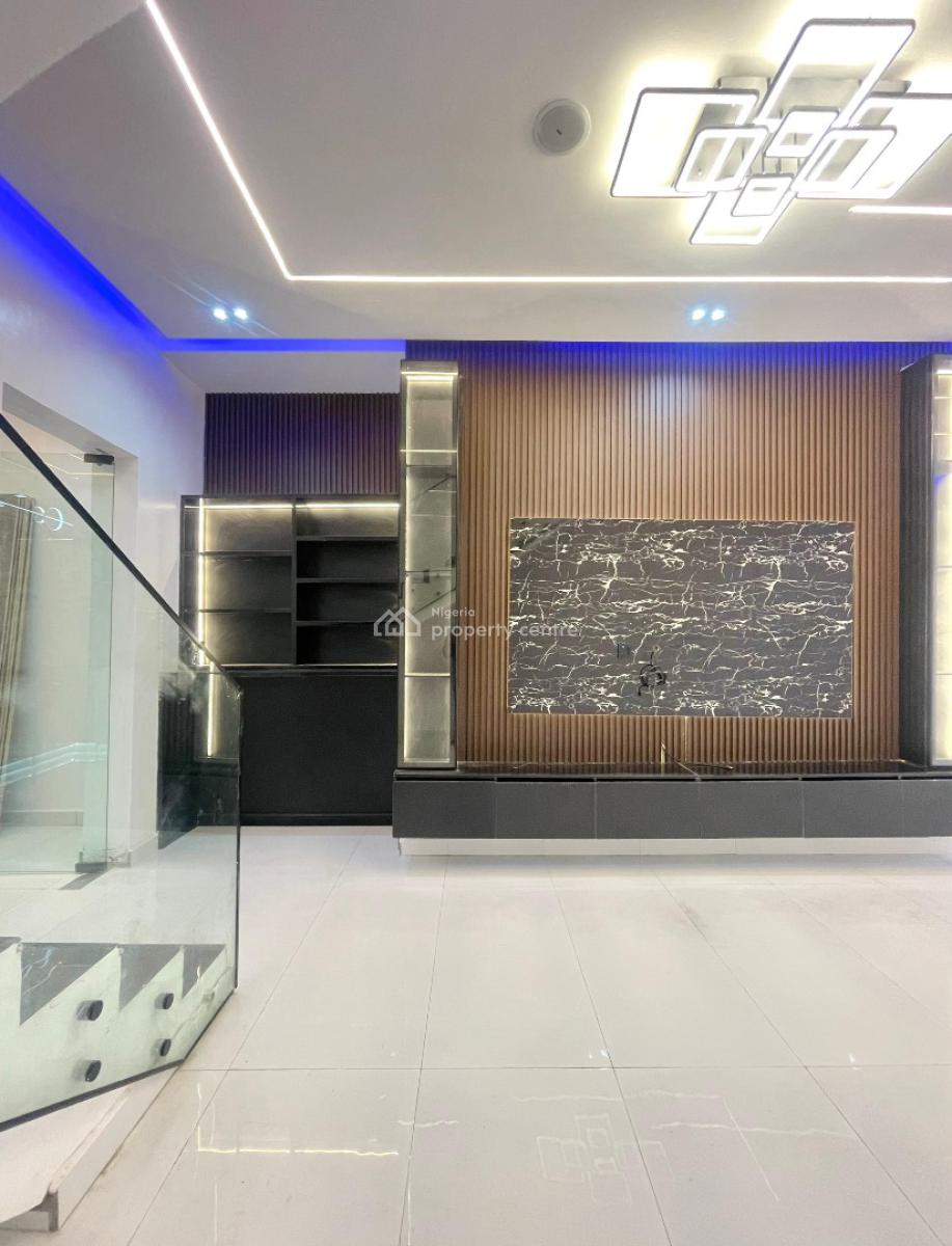 Exclusive 4 Bedroom Semi-detached Duplex with Led Light Finishing & Bq, Where Elegance Meets Modern Living., Ajah, Lagos, Semi-detached Duplex for Sale