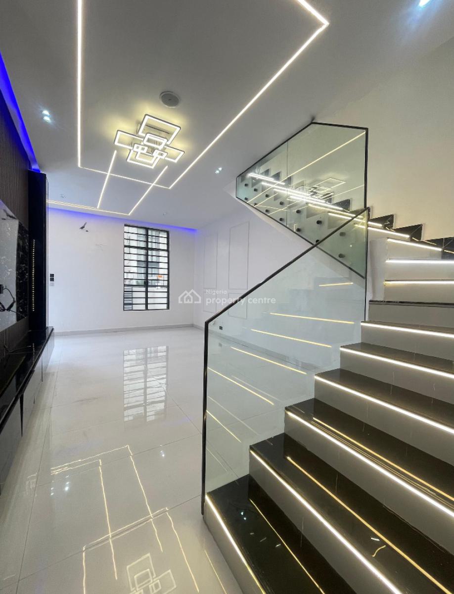 Exclusive 4 Bedroom Semi-detached Duplex with Led Light Finishing & Bq, Where Elegance Meets Modern Living., Ajah, Lagos, Semi-detached Duplex for Sale