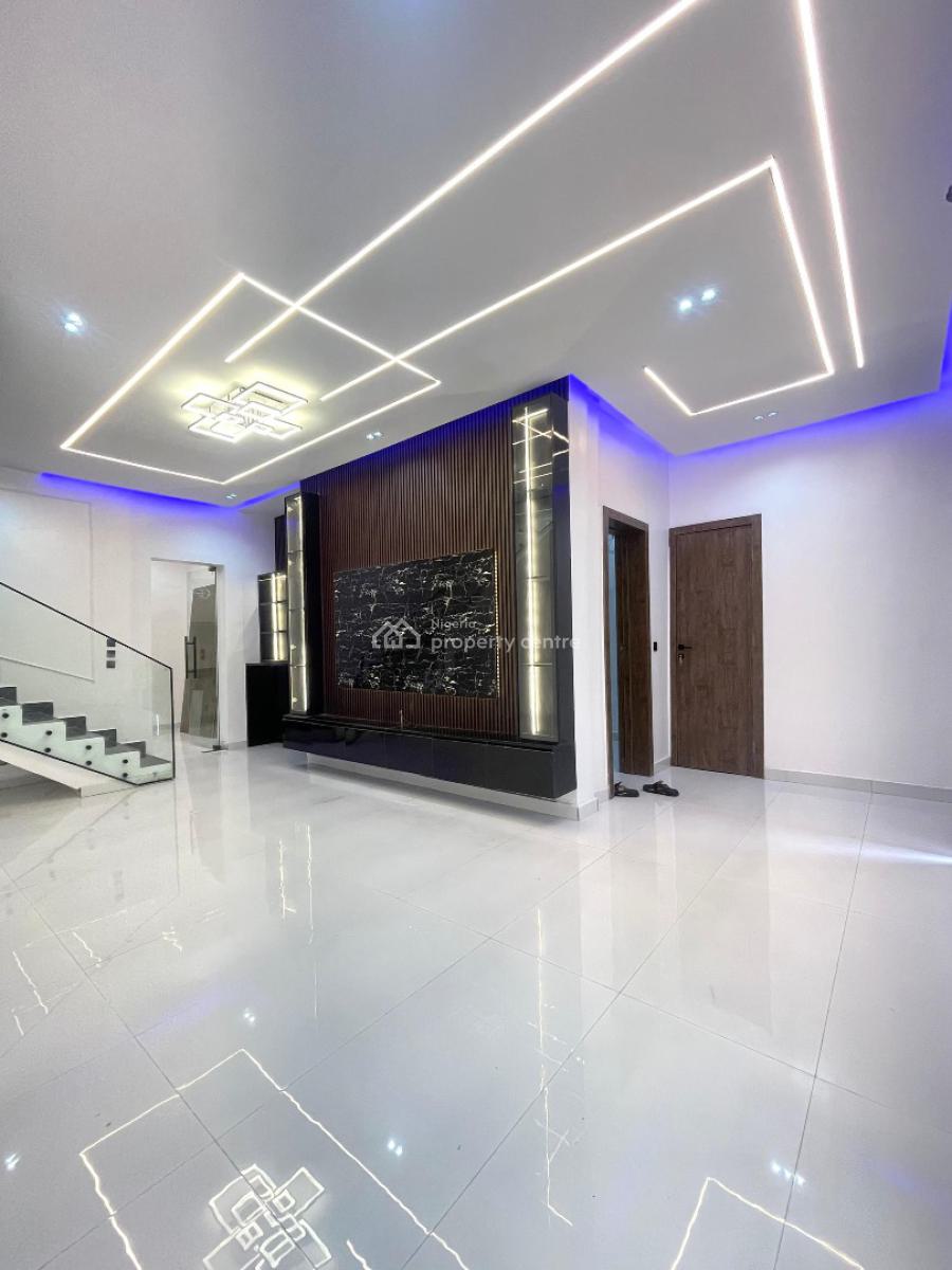 Exclusive 4 Bedroom Semi-detached Duplex with Led Light Finishing & Bq, Where Elegance Meets Modern Living., Ajah, Lagos, Semi-detached Duplex for Sale