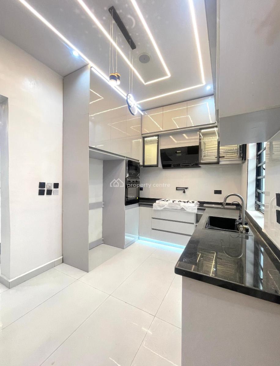 Exclusive 4 Bedroom Semi-detached Duplex with Led Light Finishing & Bq, Where Elegance Meets Modern Living., Ajah, Lagos, Semi-detached Duplex for Sale
