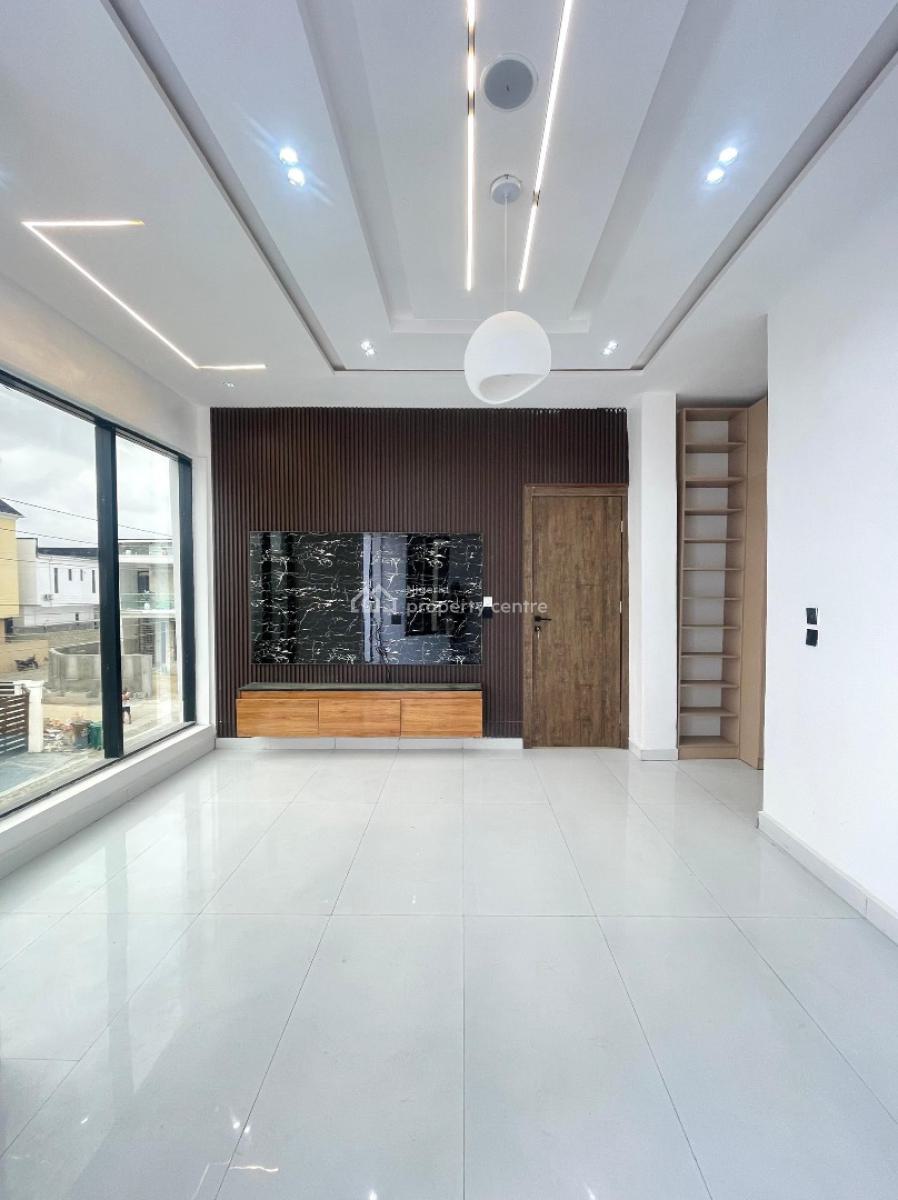 Exclusive 4 Bedroom Semi-detached Duplex with Led Light Finishing & Bq, Where Elegance Meets Modern Living., Ajah, Lagos, Semi-detached Duplex for Sale