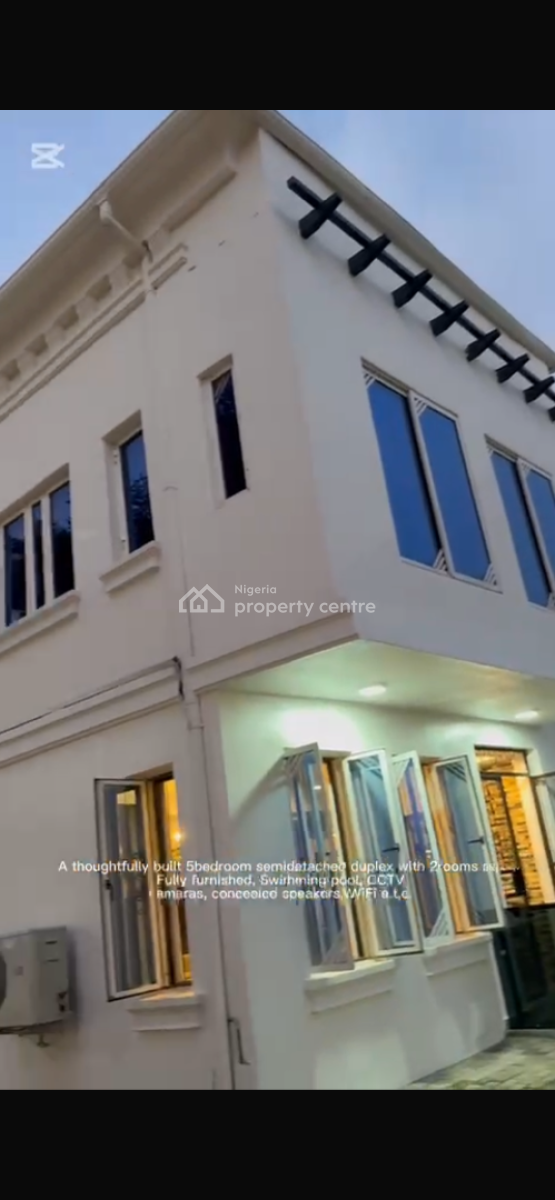 5 Bedroom Semi Detached Duplex, Maitama District, Abuja, Semi-detached Duplex for Rent