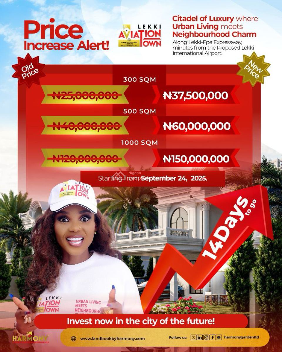Lekki Aviation Town Facing The Express &opposite The Airport Site, Lekki Aviation Town| Cofo Land Opposite The Lekki Airport Site, Ibeju Lekki, Lagos, Mixed-use Land for Sale