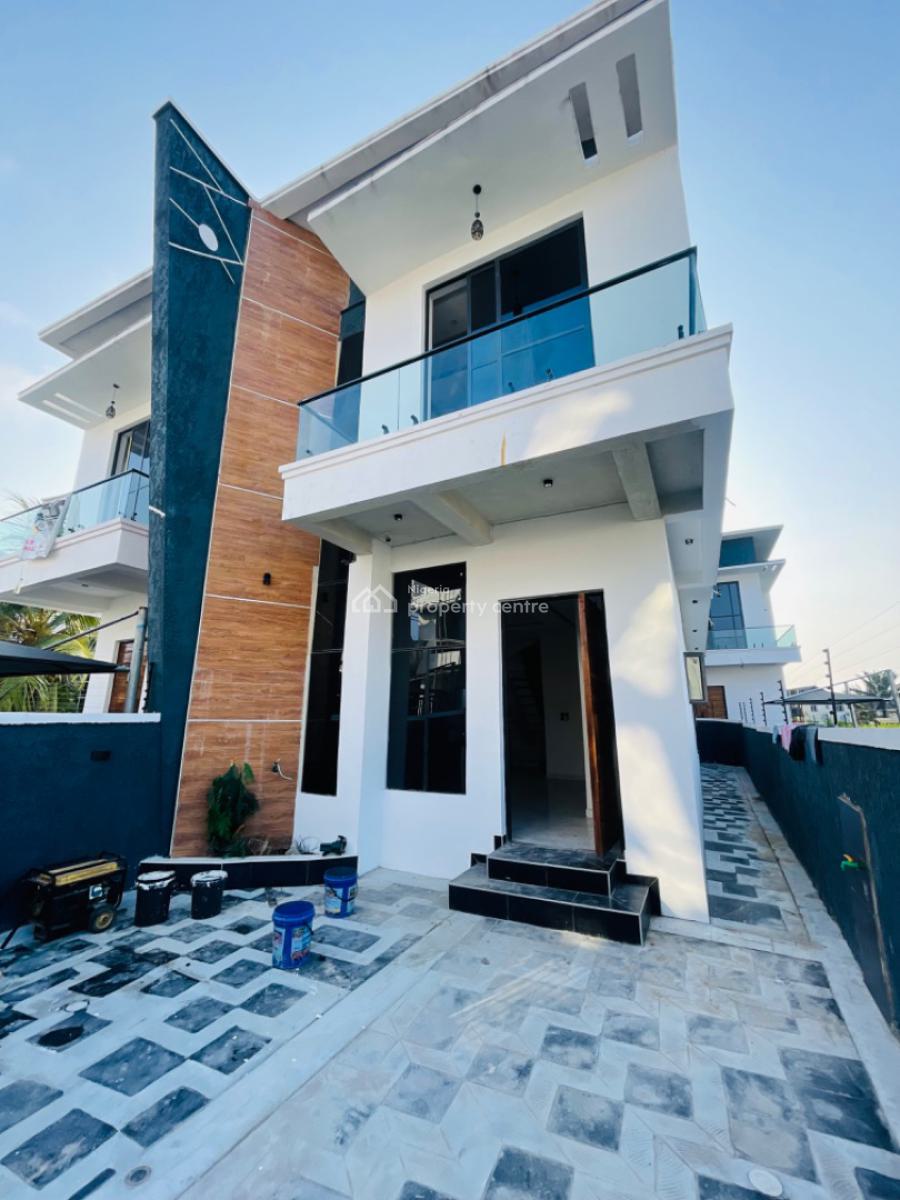 Newly Built 4 Bedroom Semi Detached Duplex & Bq with Excellent Facilit, Around Blenco Sangotendo, Sangotedo, Ajah, Lagos, Semi-detached Duplex for Sale