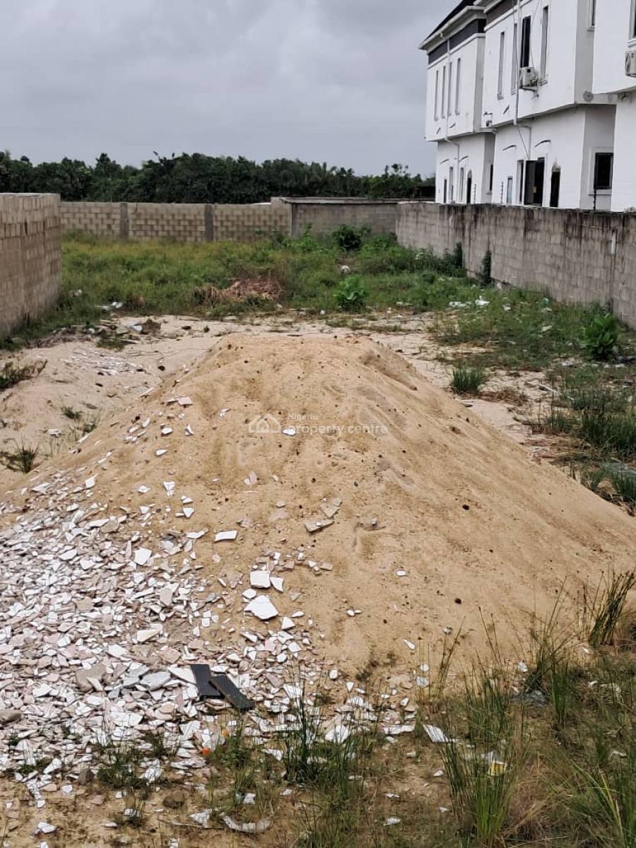 315sqm of Table Dry Land with Building Approval for 2 Units of Semi-de, Orchid Road By Applewood Estate, Lekki Lagos Nigeria., Lekki, Lagos, Mixed-use Land for Sale