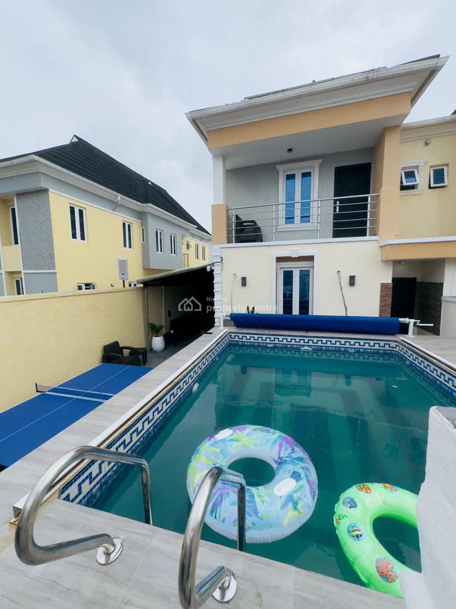 Just Out 4 Bedrooms Semi Detached Duplex Duplex in a Self Compound Wit, Abraham Adesanya, Ajah, Lagos, Detached Duplex for Rent