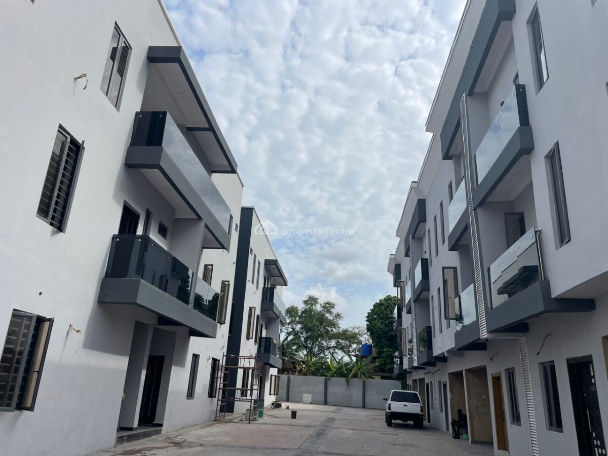 Brand New  4 Bedroom Terrace Duplex with 2 Rooms Boys Quarter, Shonibare Estate Maryland Lagos, Maryland, Lagos, Terraced Duplex for Sale