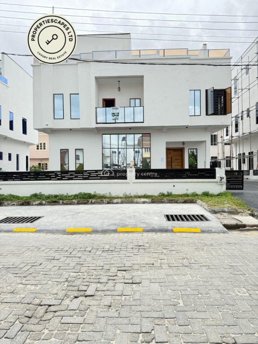 Exquisitely Built 5 Bedroom Fully Detached Duplex with Rooftop, Osapa London, Lekki, Lagos, Detached Duplex for Sale